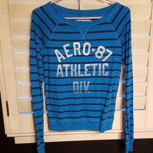 Blue Striped Sweater